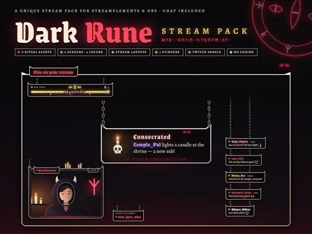 Dark Rune Stream Pack stream pack preview