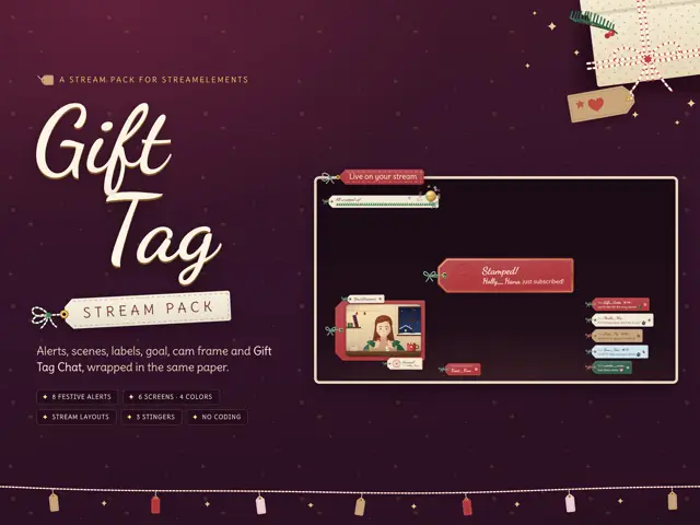 Gift Tag Stream Pack stream pack preview