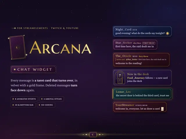 Arcana Chat chat widget preview