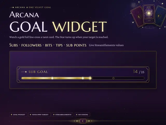 Arcana Goal goal bar preview