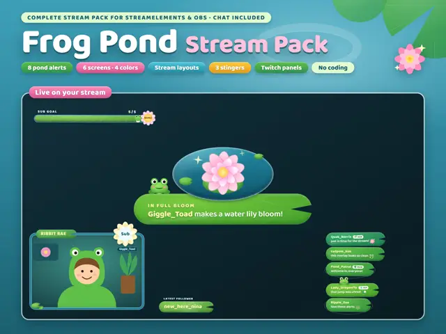 Frog Pond Stream Pack stream pack preview