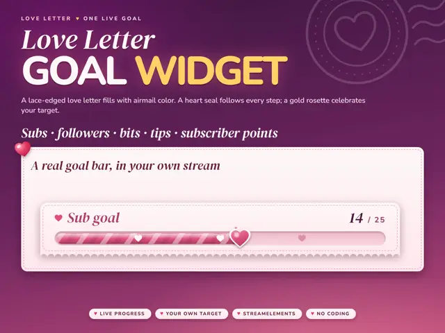 Love Letter Goal goal bar preview