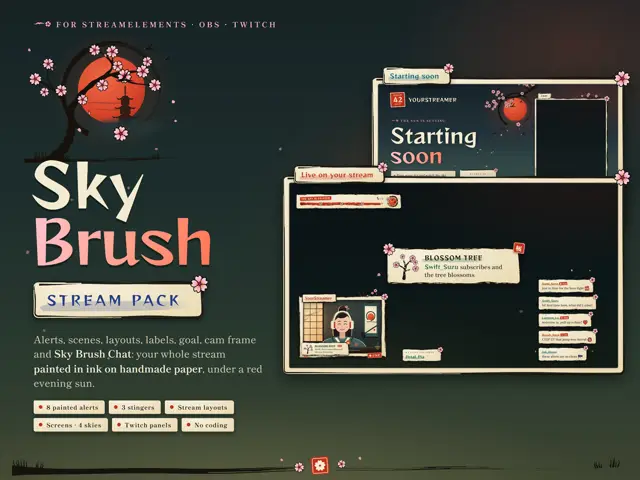 Sky Brush Stream Pack stream pack preview