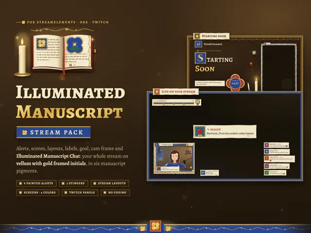 Illuminated Manuscript Stream Pack stream pack preview