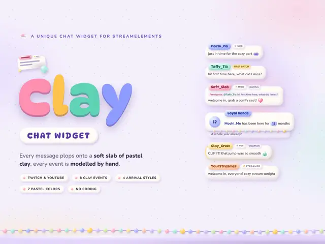 Clay Chat chat widget preview