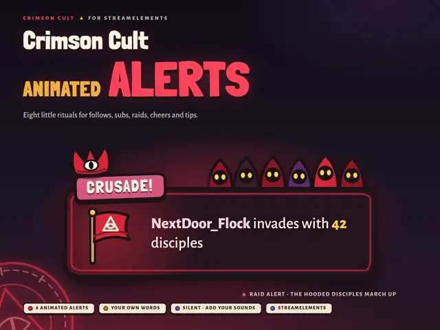 Crimson Cult Alerts alerts preview