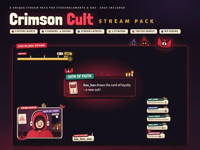 Crimson Cult Stream Pack stream pack preview