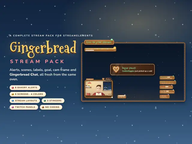 Gingerbread Stream Pack stream pack preview