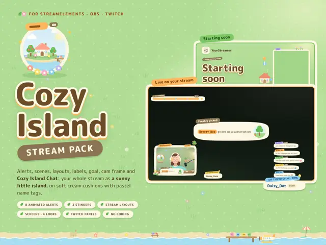 Cozy Island Stream Pack stream pack preview