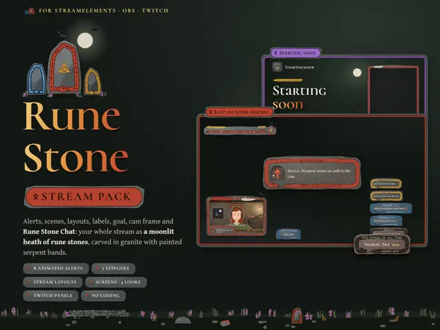 Rune Stone Stream Pack stream pack preview
