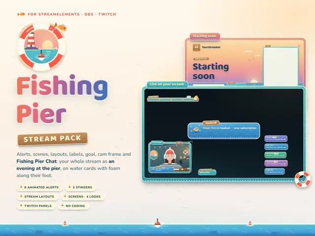 Fishing Pier Stream Pack stream pack preview