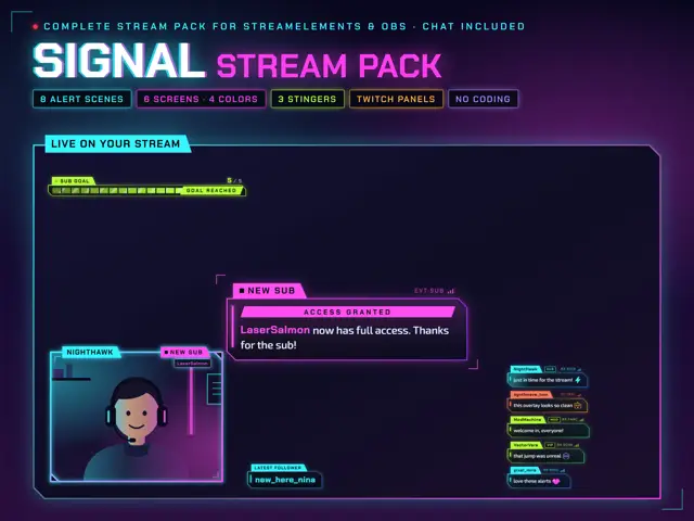 Signal Stream Pack stream pack preview