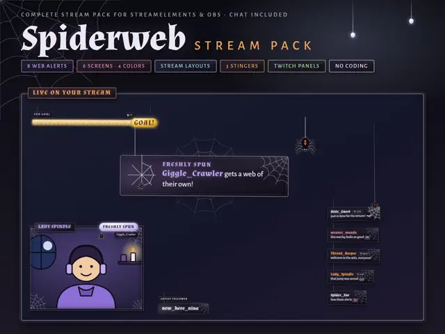 Spiderweb Stream Pack stream pack preview