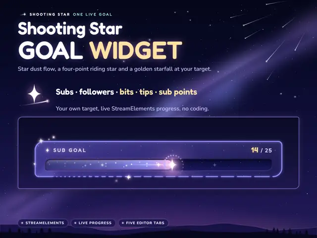 Shooting Star Goal goal bar preview