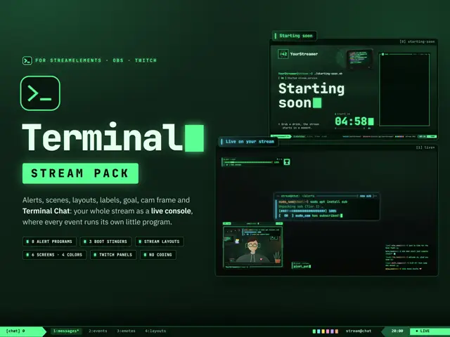 Terminal Stream Pack stream pack preview