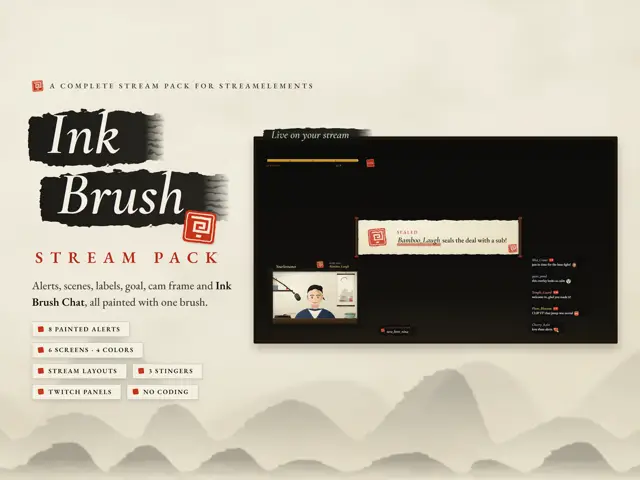 Ink Brush Stream Pack stream pack preview
