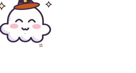The ghost smiles alone, the card is gone