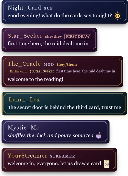Arcana Chat animated chat widget preview